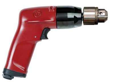 Drill 3/8 10mm Industrial Chicago Pneumatic Keyed 1hp 2600 rpm