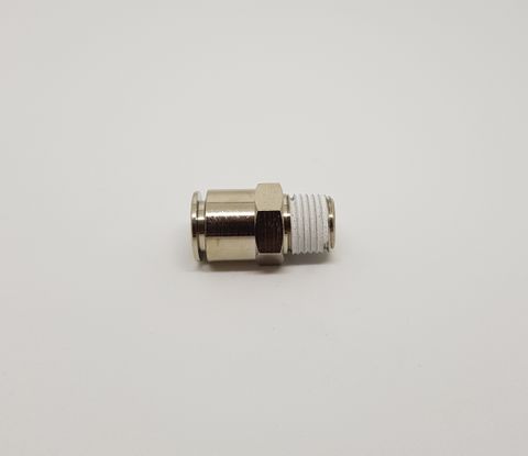 Straight Adaptor Male 10mm x 1/4 Metal 020010