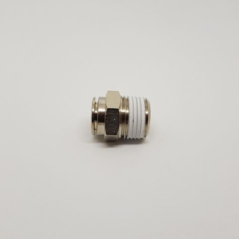 Straight Adaptor Male 12mm x 1/2 Metal 020013