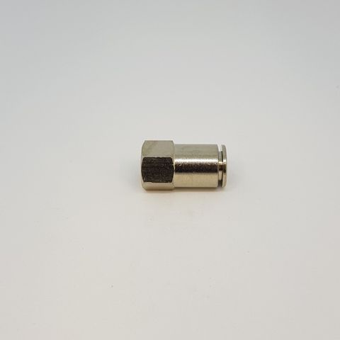 Straight Adaptor Female 8mm x 1/8 Metal 020066