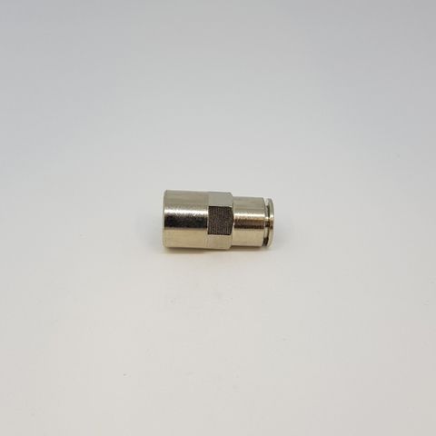Straight Adaptor Female 8mm x 1/4 Metal 020067