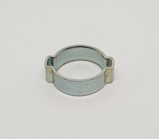 Hoseclamp 15mm - 18mm 2 Ear ZP