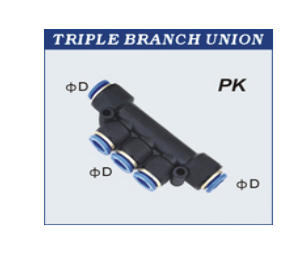 Triple Branch Union 4mm