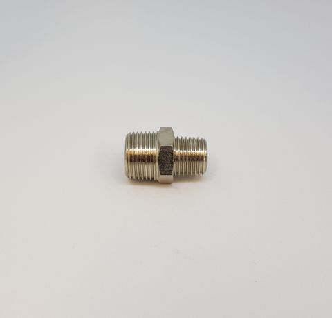 Nipple Reducing 3/8 - 1/4 Nickel 022455