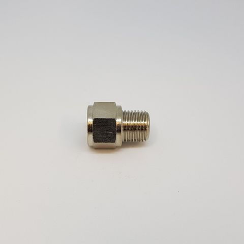 Adaptor M/F 1/4-1/4 Nickel     022394