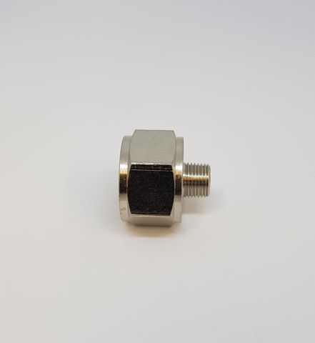 Adaptor M/F 1/2-1/8 Nickel