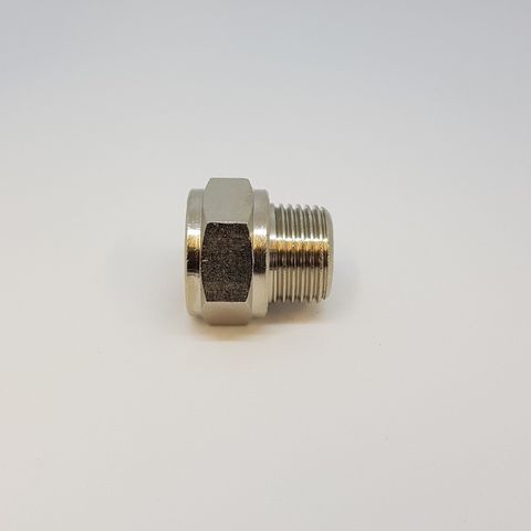 Adaptor M/F 1/2-1/2 Nickel 022399