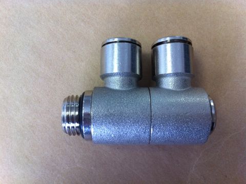 Double bsp Swivel  Elbow 8mm x 1/4 020187