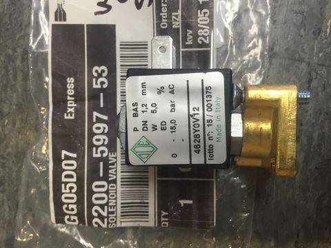 Solenoid Valve CSA Up To CAI4276672 & CSC PRE 2012