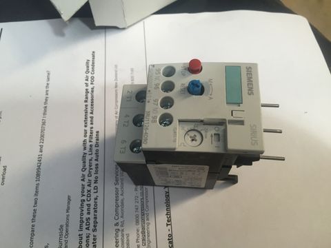 THERMIC RELAY CSB20/25  if nil stock use 1089942431