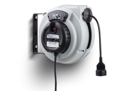 RETRACTABLE REEL10 mt ROLL MASTER PLUS 2.5mm2 230VOLTS no plugs