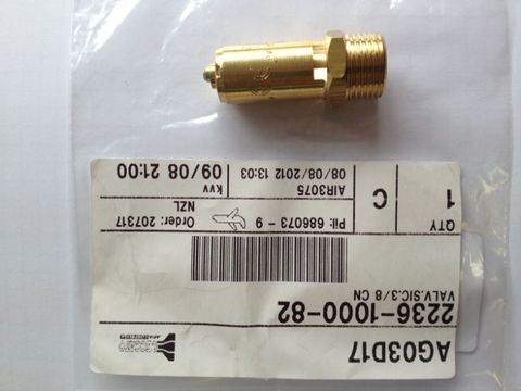 SAFETY VALVE SEPARATOR ABAC SIC.3/8 CN10 12B OM.VITON