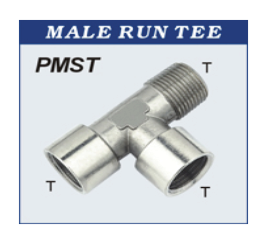 Tee 3/8 F/F/M Nickel 022763