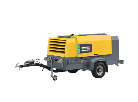 XAS375Dd Atlas Copco Trailerised Compressor 392CFM 7Bar C/W Aftercooler