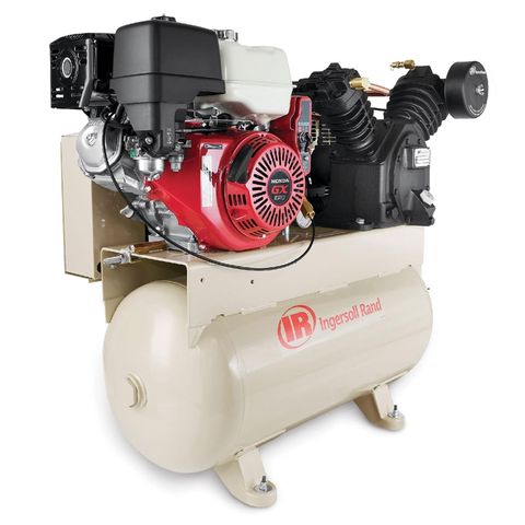 Ingersoll-Rand - 13 hp, Horizontal Gas Engine Air Compressor