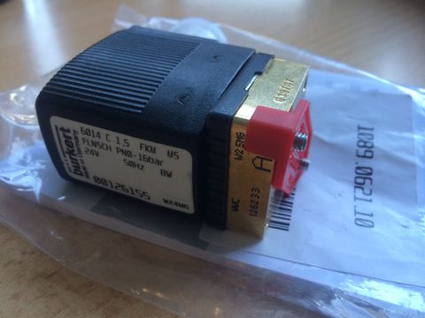 SOLENOID VALVE BURKERT 6014 CSB NEW STYLE 24v