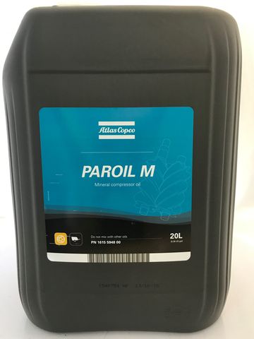 Paroil M 20L Compressor Oil Atlas Copco XAS