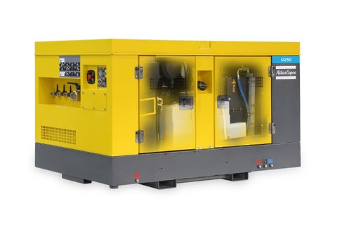 U250  Pace Skid Air Compressor 250CFM Utility + PACE + Aftercooler