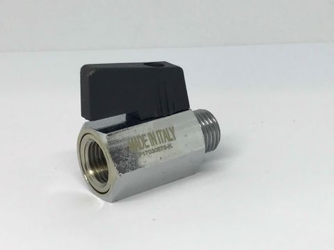 Ball Valve Mini 1/4" (6mm) M/F cast body 030645