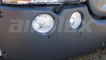 FOG/DRIVE LIGHT GUARD - CLEAR - PAIR