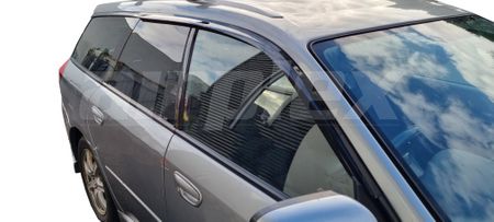 WEATHERSHIELD - DARK TINT - RIGHT SIDE (covers front and rear doors) Station Wagon only