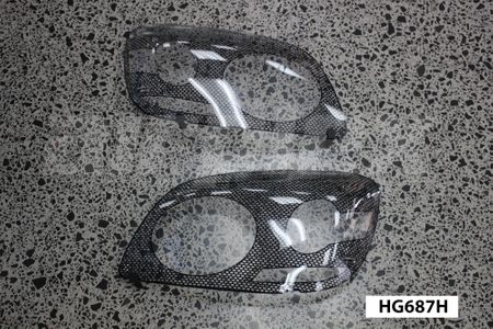 HEADLIGHT GUARD - 'GRAPHIC' - PAIR