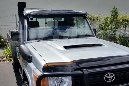 SUNVISOR - EXTERIOR - Acrylic/Perspex - suits vehicles WITH Snorkel