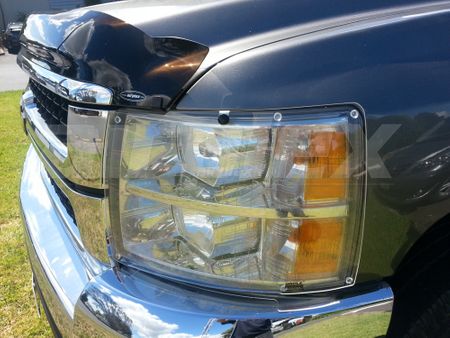 HEADLIGHT GUARD - CLEAR - PAIR