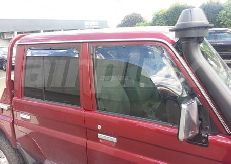 WEATHERSHIELD - LARGE - LIGHT TINT - FRONT RIGHT SIDE - DOUBLE CAB