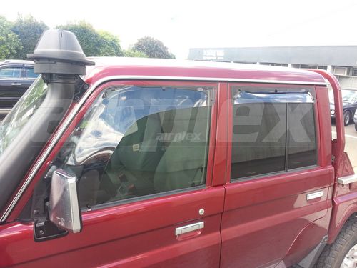 WEATHERSHIELD - LARGE - LIGHT TINT - FRONT LEFT SIDE - DOUBLE CAB