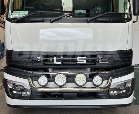 LIGHT BAR MOUNT - MID GRILL - SS