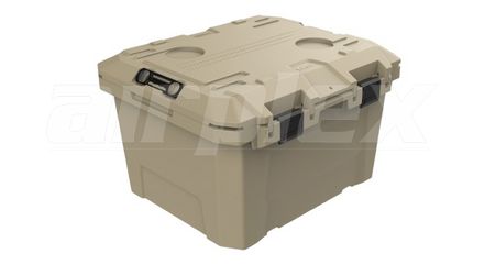 TRED Storage Box 65L - Desert Sand With Black
