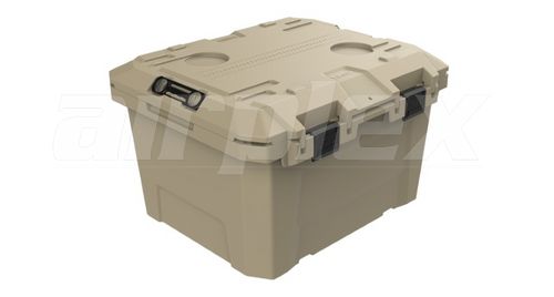 TRED Storage Box 65L - Desert Sand With Black