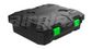 TRED Storage Box 25L - Black With Green