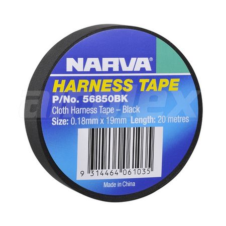 CLOTH HARNESS TAPE BLACK 19MM