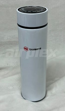 DRINK BOTTLE WITH TEMPERATURE ON LID - Sammitr Branded