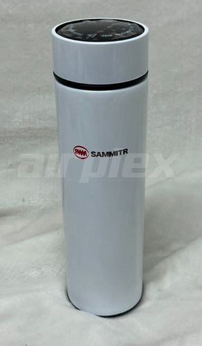 DRINK BOTTLE WITH TEMPERATURE ON LID - Sammitr Branded