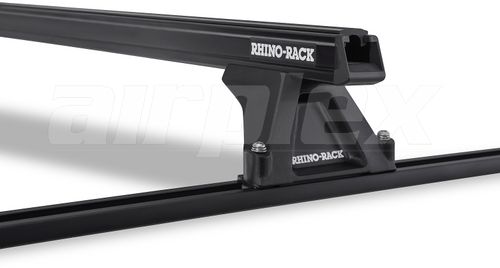 Roof Rack - Heavy Duty RLTF Trackmount Black 2 Bar Roof Rack