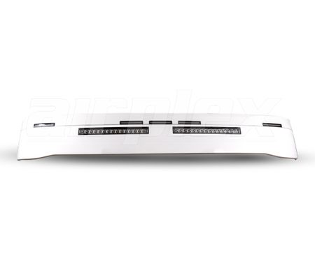 SUNVISOR - SCANIA - 5 LIGHT + LIGHT BAR holes - 'Drop Sides'