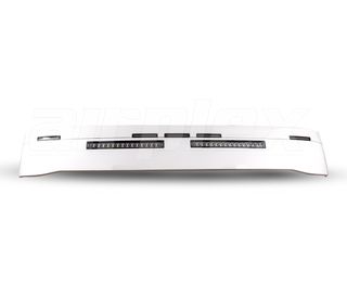 SUNVISOR - SCANIA - 5 LIGHT + LIGHT BAR holes - 'Drop Sides'
