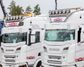 SUNVISOR - SCANIA - 9 LIGHT - 'Drop Sides'