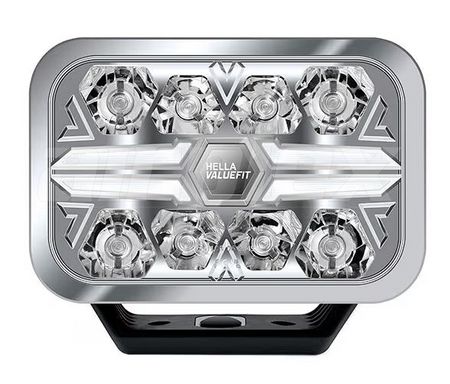 HELLA - Blade 9 Inch Rectangular Driving Light with Position Light