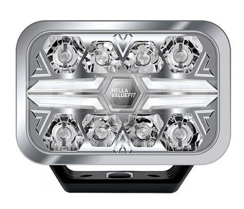 HELLA - Blade 9 Inch Rectangular Driving Light with Position Light