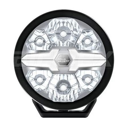 HELLA - Blade 9 inch Round Driving and Position Light - BLACK