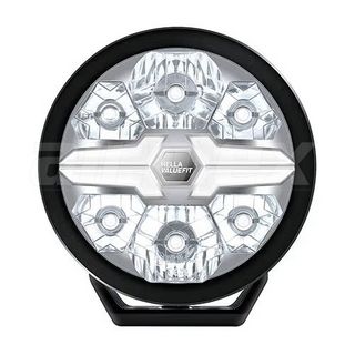HELLA - Blade 9 inch Round Driving and Position Light - BLACK