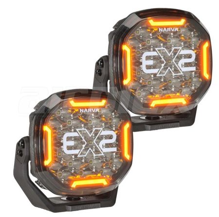 7" Narva EX2 Blackout Driving Light (Pair)
