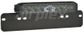 10" EX2 Blackout Light Bar Single Row Licence Plate