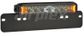 10" EX2 Blackout Light Bar Single Row Licence Plate
