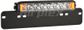 10" EX2 Blackout Light Bar Single Row Licence Plate