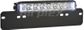 10" EX2 Blackout Light Bar Single Row Licence Plate